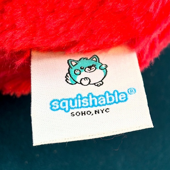 🍒 Squishable Snackers Cherries Plush Fruit - Mini Size 14” (NWT) - Picture 3 of 5